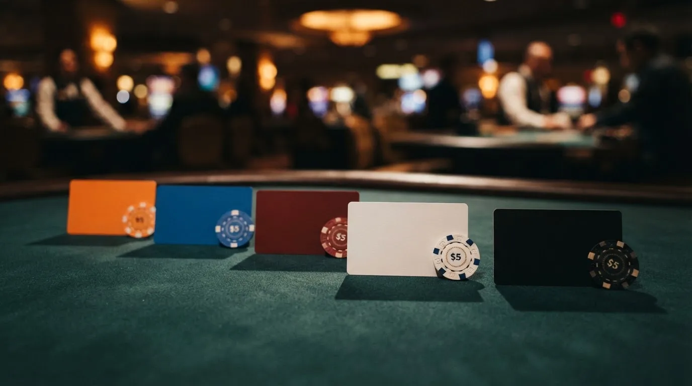 Los logotipos de Bizum, Visa, Masterard, Aple Pay y Googe Pay alineados sobre un fondo de casino, con un icono de 1 euro junto a cada uno